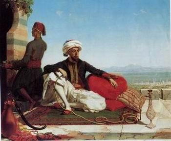 unknow artist Arab or Arabic people and life. Orientalism oil paintings 106 China oil painting art